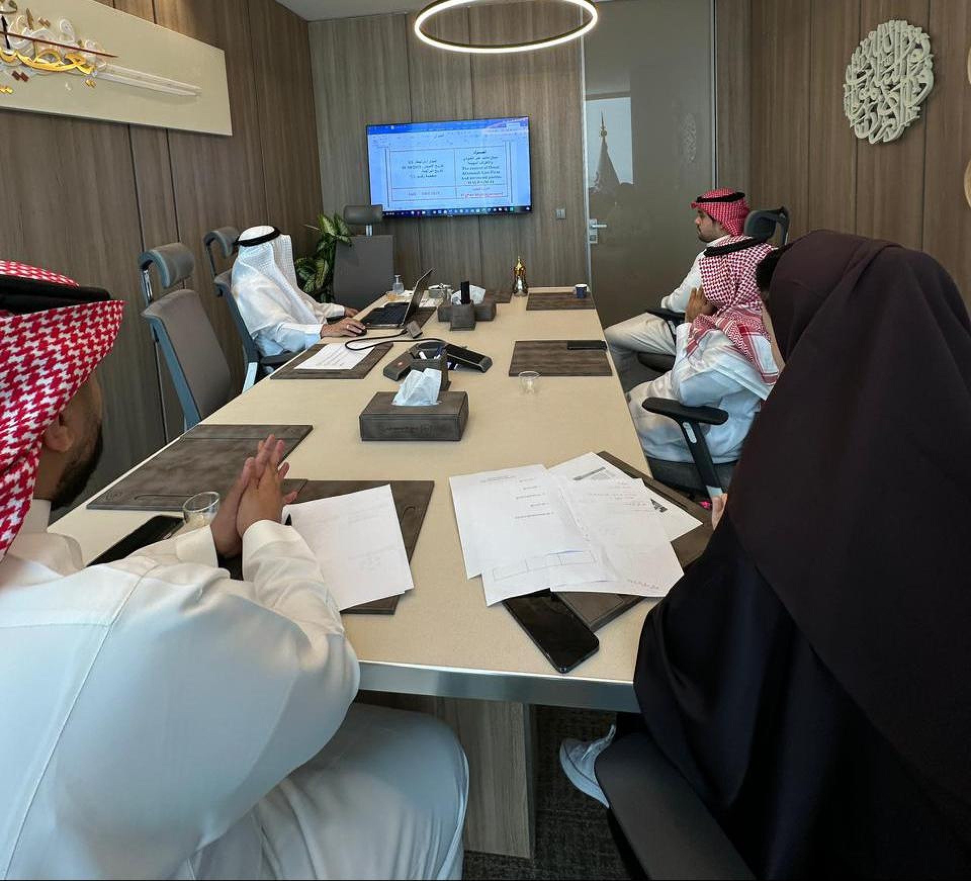 The inauguration of the project to qualify Omar Al-Amoudi Law Consultancy Office on the Quality Management System